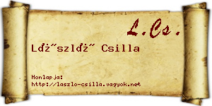 László Csilla névjegykártya